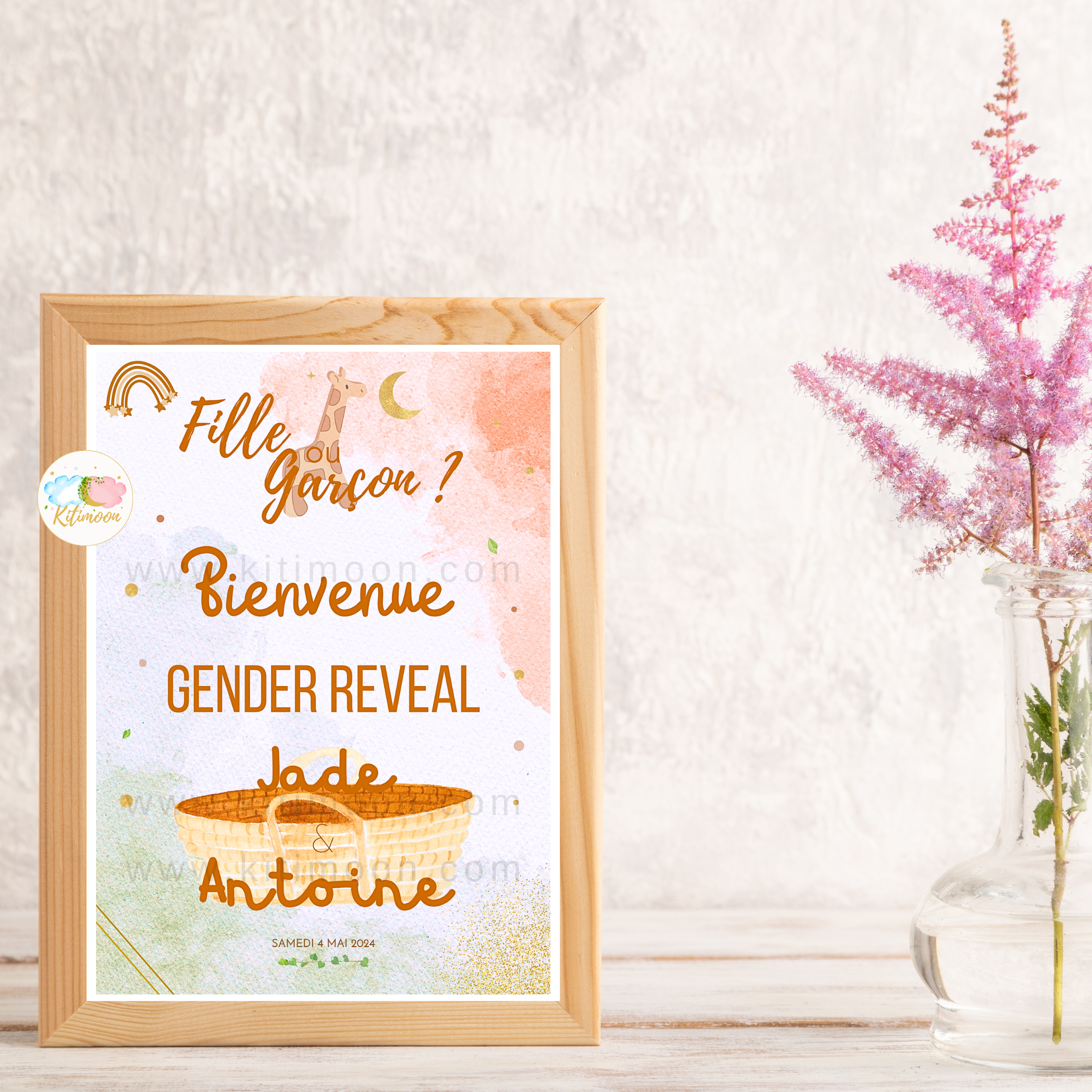 Gender Reveal France – Créateur de souvenir