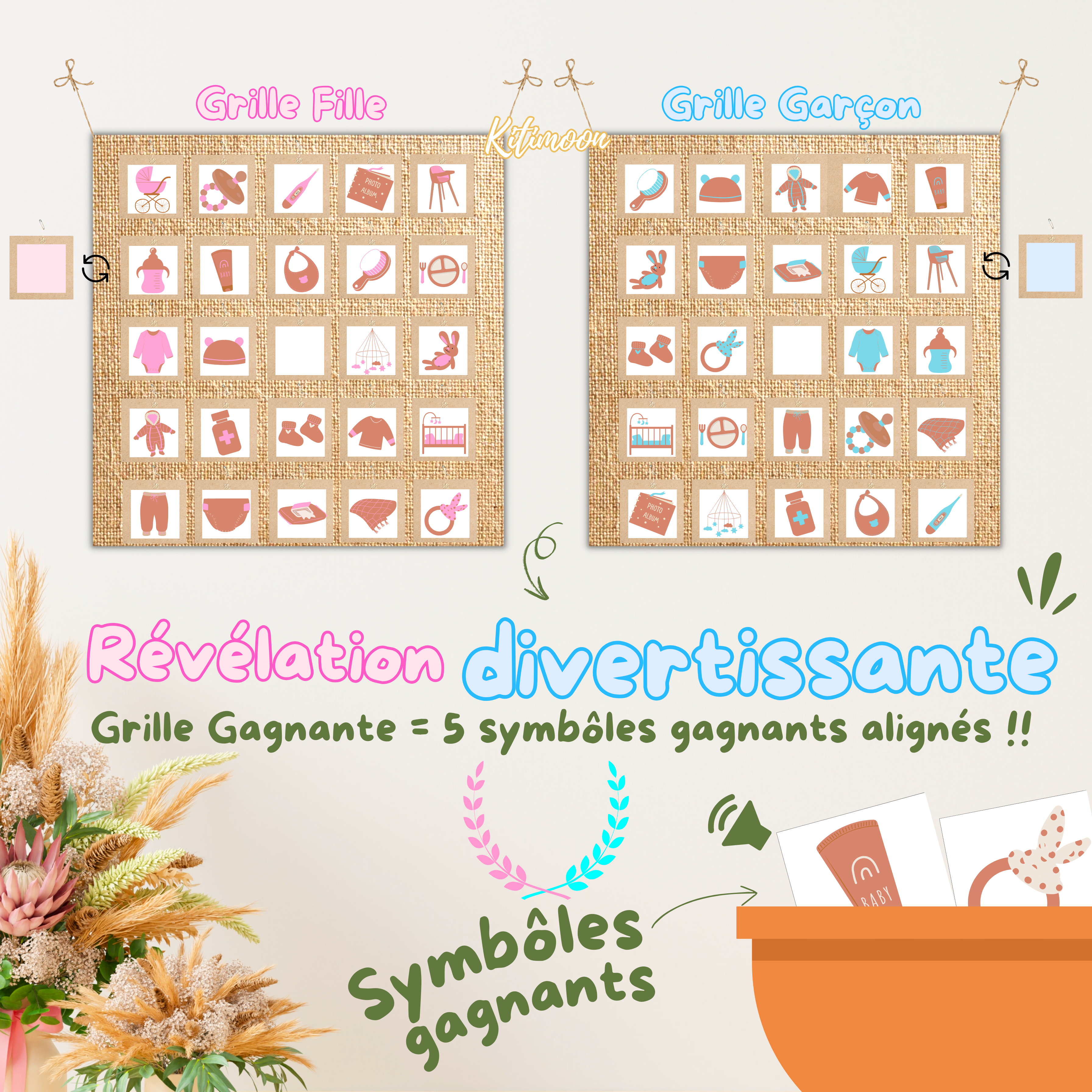 Bingo Géant Gender Reveal